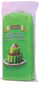 Сахарная мастика Polen зеленая, 250 г