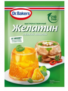 Желатин говяжий пищевой Dr.Bakers, 20 г