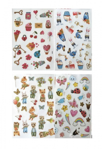 Наклейки для украшения яиц с фольгой, 1 шт