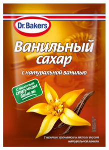 Ванильный сахар c натуральной ванилью Dr.Bakers, 9 г