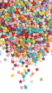 Посыпка сахарная ЗВЕЗДОЧКИ разноцветные №342/11, 100 г
