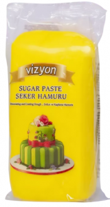 Сахарная мастика Polen желтая, 250 г