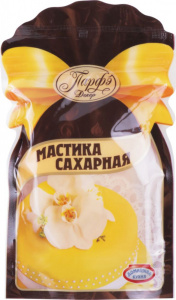 Мастика сахарная ванильная ЖЕЛТАЯ, 150 г
