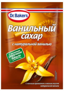 Ванильный сахар c натуральной ванилью Dr.Bakers, 15 г