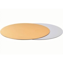 Подложка плотная золото/жемчуг 3,2 мм d=30 см