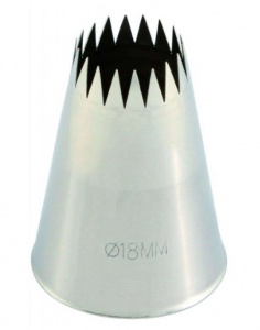 Кондитерская насадка ФРАНЦУЗСКАЯ ЗВЕЗДА (8FT), 1 шт Кондитерская насадка ФРАНЦУЗСКАЯ ЗВЕЗДА (8FT), 1 шт