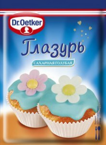 Глазурь сахарная ГОЛУБАЯ Dr. Oetker, 100 г