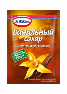 Ванильный сахар c натуральной ванилью Dr.Bakers, 9 г