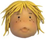 Силиконовый молд Лицо мальчика 3,4 см