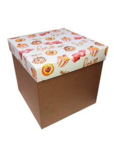 Коробка для подарка Love, 20*20*20 см