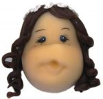 Силиконовый молд Лицо девочки 3 см