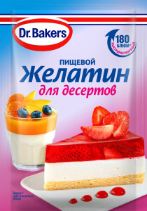 Желатин пищевой Dr.Bakers, 10 г