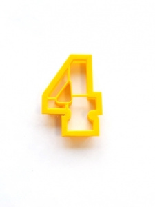 Форма для вырезания печенья Цифра 4, d=8 см