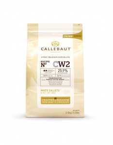 Шоколад Белый 25,9% в каллетах Barry Callebaut, 2,5 кг
