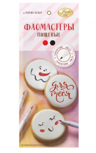 Фломастеры Красный/Чёрный Парфэ, 2 шт по 2 г Фломастеры Красный/Чёрный Парфэ, 2 шт по 2 г