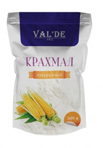 Крахмал кукурузный холодного набухания VALDE, 500 г