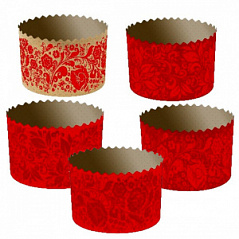 Форма для кулича КРАСНАЯ ПАСХА d134*h100 мм, 1 шт. Форма для кулича КРАСНАЯ ПАСХА d134*h100 мм, 1 шт.