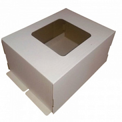 Коробка для торта с окном 40*30*20 см