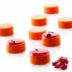 Форма силиконовая микро КРУГ №35 белая Silikomart