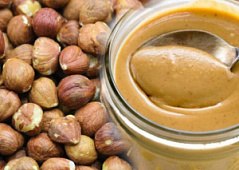 Фундучная паста из обжаренного ореха, 100 г Фундучная паста из обжаренного ореха, 100 г