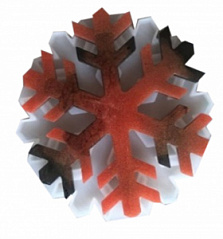 Форма силиконовая Рождественская снежинка, 1 шт