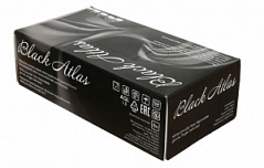 Перчатки нитриловые неопудренные M (короб 200 шт.) Black Atlas