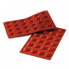 Форма силиконовая СИЛИКОНФЛЕКС Полусфера 24 ячейки SF006 Silikomart