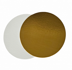 64254. Подложка усиленная золото/жемчуг круг 240 мм (пакет 50 шт.) 64254. Подложка усиленная золото/жемчуг круг 240 мм (пакет 50 шт.)