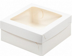 Коробка белая для печенья/зефира ForGenika Тabox PRO 1500, 20*20*4,5 см