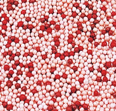 Посыпка Шарики красно-розовые перламутровые, 100 г
