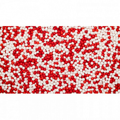 Посыпка  Шарики красные/белые, 100 г