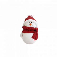 Силиконовый молд "Снеговичок в шарфе", 8,5*5,5 см