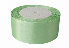 Лента атласная САЛАТОВАЯ 4 см, 23 метра Лента атласная САЛАТОВАЯ 4 см, 23 метра