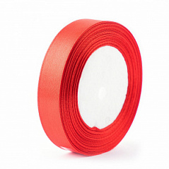 Лента атласная КРАСНАЯ 1,2 см, 23 метра Лента атласная КРАСНАЯ 1,2 см, 23 метра