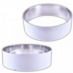 Кольцо формовочное для торта d=20 см h=10 см