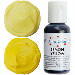 Краситель гелевый Лимонно-желтый/LEMON YELLOW AmeriColor, 21 г