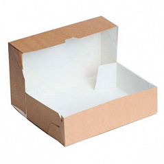 Коробка для торта Крафт ECO CAKE 1900, 23*14*6 см