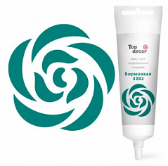 Краситель гелевый жидкий Бирюзовый, 100 г