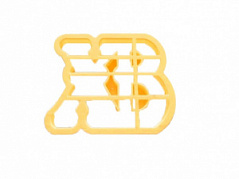 Форма для вырезания печенья ХВ, d=8 см