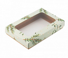 Коробка для печенья с окном Омела на 2 шт.