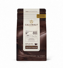 Шоколад Темный 54,5% в каллетах Barry Callebaut, 1 кг