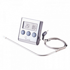 Термометр цифровой с термопарой и таймером