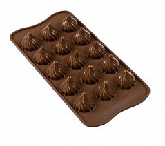 Форма силиконовая ИЗИ-ШОК Шоколадное Пламя Silikomart