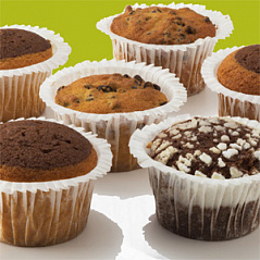 Форма бумажная белая МАФФИН 65/30, 50 шт Форма бумажная белая МАФФИН 65/30, 50 шт