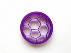 Форма для вырезания печенья Футбольный мяч, d=9 см
