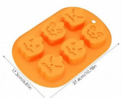 Форма силиконовая ТЫКВЫ, 27*17 см Форма силиконовая ТЫКВЫ, 27*17 см