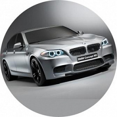 Вафельная картинка BMW M5, d=20 см