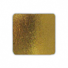 Подложка 0,8 мм 21*21 см золотая квадратная