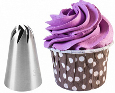 Кондитерская насадка ЗАКРЫТАЯ ЗВЕЗДА (CN336), 1 шт