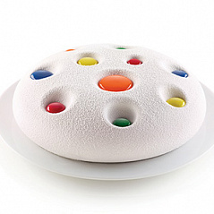 Форма силиконовая ЛУНА серая Silikomart